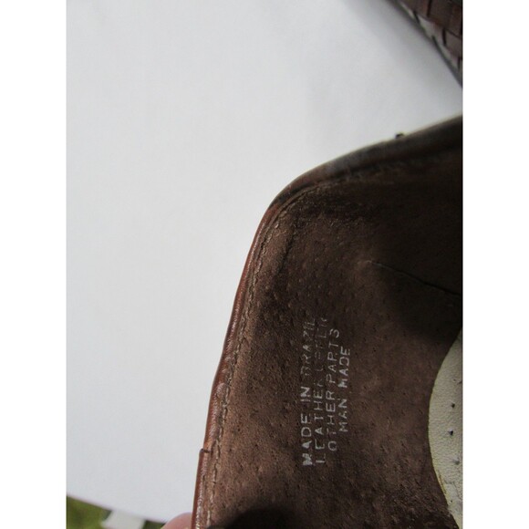 Vintage Trotters Liz Woven Leather Loafer Flats  Brown Women's Size 6.5 N 58-580 - Picture 7 of 11